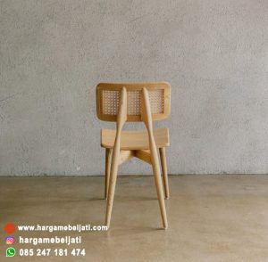 Kursi Cafe Kayu Jati x Rotan HMJ-KCF 01 - Image 2