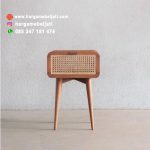 Nakas Minimalis Retro Kayu Jati x Rotan HMJ-NKS 03 - Image 2