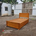 Tempat Tidur Kayu Jati Minimalis 3 Laci HMJ-TTD 02 - Image 2