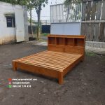 Tempat Tidur Kayu Jati Minimalis Modern HMJ-TTD 03