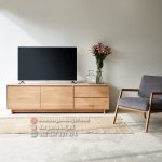 Buffet TV Kayu Jati Minimalis Modern HMJ-BFTV-04