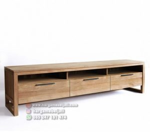 Buffet TV Kayu Jati Minimalis Modern HMJ-BFTV-07 - Image 4