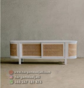 Buffet TV Kayu Jati x Rotan HMJ-BFTV 02 - Image 3