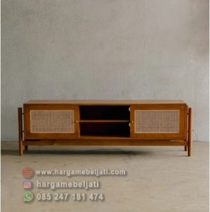 Buffet TV Kayu Jati x Rotan HMJ-BFTV 03 - Image 2