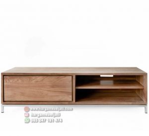 Buffet TV Kayu Jati x Stainless Steel Minimalis Modern HMJ-BFTV-06 - Image 3