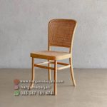Kursi Cafe Kayu Jati x Rotan HMJ-KCF 03