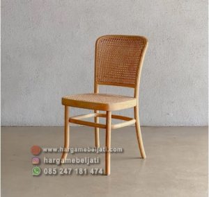 Kursi Cafe Kayu Jati x Rotan HMJ-KCF 03
