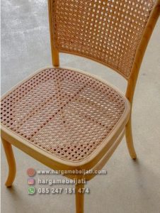Kursi Cafe Kayu Jati x Rotan HMJ-KCF 03 - Image 3