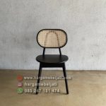 Kursi Cafe Kayu Jati x Rotan HMJ-KCF 04