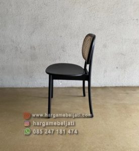 Kursi Cafe Kayu Jati x Rotan HMJ-KCF 04 - Image 3