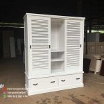 Lemari Pakaian 3 Pintu Minimalis Modern HMJ-LPKN 03 - Image 2