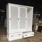 Lemari Pakaian 3 Pintu Minimalis Modern HMJ-LPKN 03 - Image 3