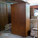 Lemari Pakaian Minimalis Kayu Jati HMJ-LPKN 01