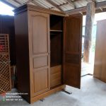 Lemari Pakaian Minimalis Kayu Jati HMJ-LPKN 01 - Image 4
