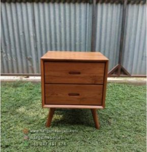 Nakas Minimalis Retro Kayu Jati HMJ-NKS 06 - Image 2