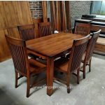 Set Kursi Makan Minimalis Kayu Jati HMJ-SKMKN 01