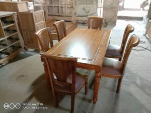 Set Kursi Makan Salina Kayu Jati HMJ-SKMKN 05 - Image 2