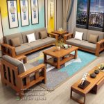 Set Kursi  Sofa Tamu Kayu Jati Minimalis HMJ-SKTMU 02