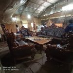 Set Kursi Tamu Klasik Ukir Mewah Florist Kayu Jati HMJ-SKTMU10