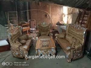 Set Kursi Tamu Klasik Ukir Mewah Turkey Style Kayu Jati HMJ-SKTMU 12 - Image 2