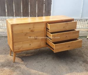 Buffet Kayu Jati Minimalis Retro HMJ-BUFT 11 - Image 2