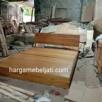 Dipan Tempat Tidur Kayu Jati Minimalis Modern HMJ-TTD 10