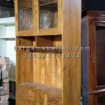 Almari Dapur Lemari Ruang Dapur Minimalis Kayu Jati HMJ-CF 01 - Image 2