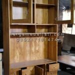 Almari Dapur Lemari Ruang Dapur Minimalis Kayu Jati HMJ-CF 01 - Image 3