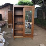 Almari Pakaian Lemari Baju Minimalis Kayu Jati 2 Pintu Sliding HMJ-LPKN 20 - Image 4