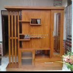 Almari Partisi Penyekat Ruangan Minimalis Kayu Jati HMJ-ALPR 04
