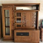 Almari Partisi Penyekat Ruangan Minimalis Kayu Jati HMJ-ALPR 06