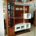 Almari Partisi Penyekat Ruangan Minimalis Kayu Jati HMJ-ALPR 07