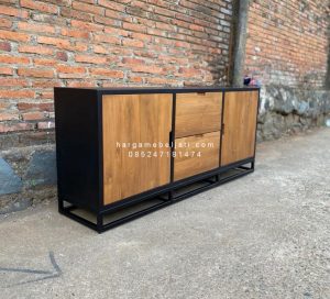 Buffet Kayu Jati Minimalis Modern HMJ-BUFT 14 - Image 2