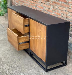 Buffet Kayu Jati Minimalis Modern HMJ-BUFT 14 - Image 4