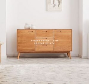 Buffet Kayu Jati Minimalis Retro HMJ-BUFT 16