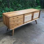 Buffet TV Kayu Jati Retro Scandinavian HMJ-BFTV 09 - Image 2