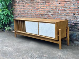 Buffet TV Kayu Jati Retro Scandinavian HMJ-BFTV 11 - Image 3