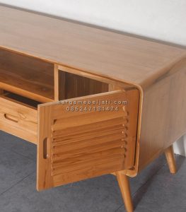 Buffet TV Kayu Jati Retro Scandinavian HMJ-BFTV 17 - Image 3