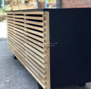 Buffet TV Minimalis Modern Custom Design Kayu Jati HMJ-BFTV 16 - Image 4