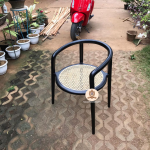 Kursi Cafe Kayu Jati x Rotan HMJ-KCF 09