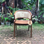 Kursi Cafe Kayu Jati x Rotan HMJ-KCF 10 - Image 2
