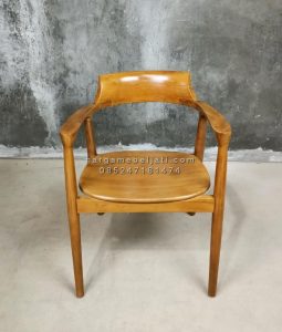Kursi Cafe Minimalis Kayu Jati HMJ-KCF 11 - Image 2