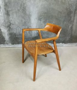 Kursi Cafe Minimalis Kayu Jati HMJ-KCF 11 - Image 3