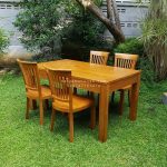 Set Kursi Makan Minimalis Kayu Jati HMJ-SKMKN 12 - Image 2