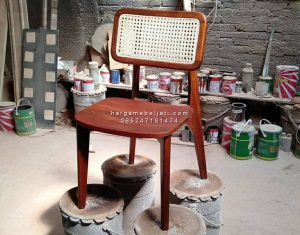 Set Kursi Makan Retro Kayu Jati x Rotan HMJ-SKMKN 13 - Image 4