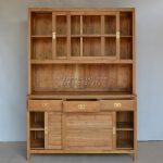 Almari Dapur Lemari Ruang Dapur Minimalis Pintu Sliding Kayu Jati HMJ-CF 03 - Image 3
