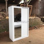 Almari Pakaian Minimalis White Duco Glossy HMJ-LPKN 19