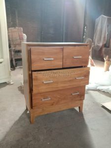 Buffet 4 Laci Kayu Jati Minimalis HMJ-BUFT 25 - Image 2