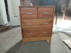 Buffet 4 Laci Kayu Jati Minimalis HMJ-BUFT 25 - Image 3