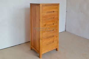 Buffet 7 Laci Kayu Jati Minimalis HMJ-BUFT 24